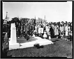 Children of the American Revolution ceremony in Mississippi