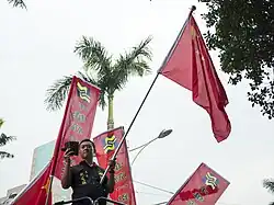 Rally organised by the Chinese Unification Promotion Party