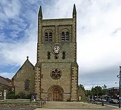 Christ Church, Consett, Durham, 1866, by J A Cory