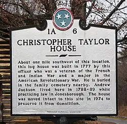 Christopher Taylor Plaque