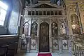Church of St. Mary of the Spring left side iconostasis