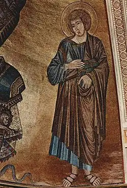 The figure of Saint John, the only documented work by Cimabue