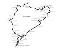 Comparison between Nordschleife and Grand Prix Circuit (1984–1994)