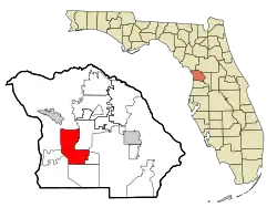 Location in Citrus County and the state of Florida