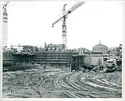 City Hall under construction in the 1960s