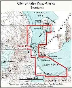 Boundaries of the City of False Pass
