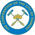 Seal of the Corporation of the City of Timmins