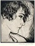 Etching: Esther L. Martin, c. late 1910s