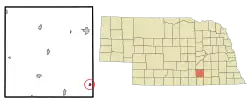 Location of Ong, Nebraska