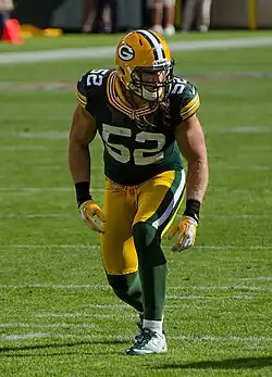 Matthews in uniform during a game
