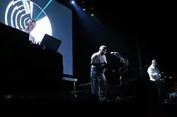 Clock DVA performing in Moscow, Russia, in 2014