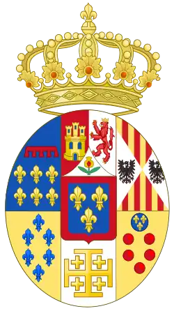 Prince Ferdinand's arms Until 1894