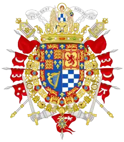 Coat of arms of Jacobo Fitz-James Stuart y Falcó as Duke of Alba