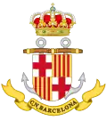 Coat of Arms of the Naval Command of Barcelona Maritime Action Forces (FAM)