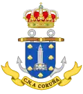 Coat of Arms of the Naval Command of A Coruña Maritime Action Forces (FAM)