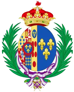Coat of Arms of Princess Louise as Infanta of Spain