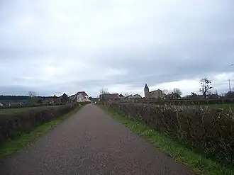 A general view of Colombier-en-Brionnais