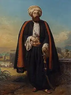 Colonel George Fergusson Henry, honorary Bey at the Sultan's court