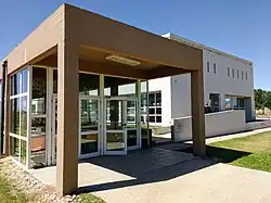 University cafeteria.