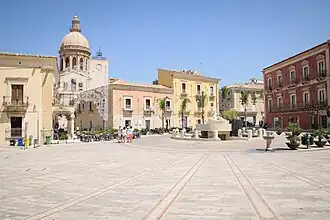 Comiso, piazza Fonte Diana