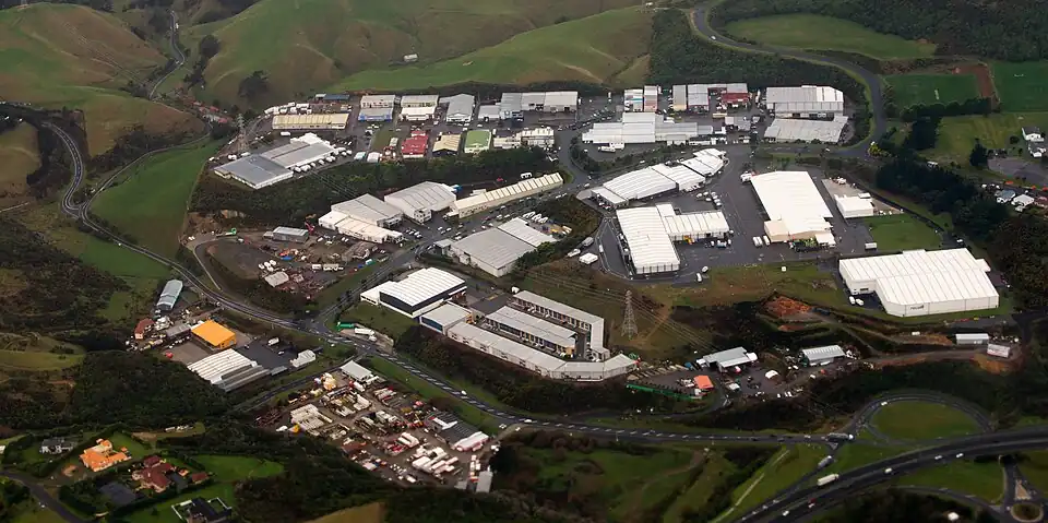Commercial and industrial part of Grenada North, in northwest corner, facing southeast