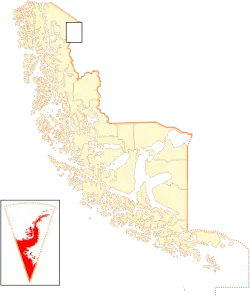 Location of Antártica
