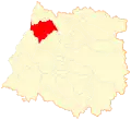 Location of Curepto commune in the Maule Region