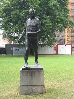 Inscription reads: "C. Meunier – Saemann" (1896), Berlin-Mitte/Berlin/Germany