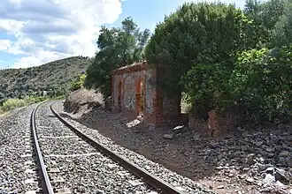The railway passing through the Sierra, 2022.