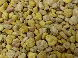 Frozen bee pollen, a human food supplement