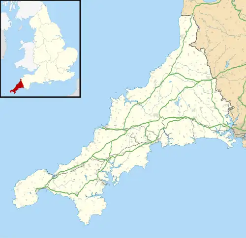 Zennor is located in Cornwall