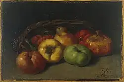 Gustave Courbet, Still Life with Apples, Pear, and Pomegranates, 1871 or 1872
