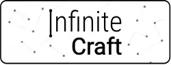 The words "Infinite Craft" are in front of a white background with connected grey dots.