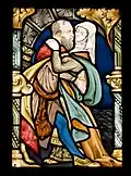 Stained glass: Meeting at the Golden Gate, 1902-1906, National Museum in Kraków