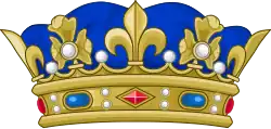 Couronne une prince de sang et pair