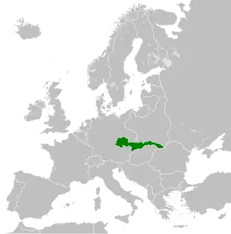 Second Czechoslovak Republic in 1939