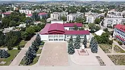 Central square of Novoselytsia