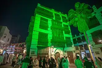 The old city of Jeddah on the coast of the Tihamah