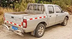 2013 Dongfeng/ZNA Rich facelift rear view, based on the pre-facelift D22 Navara