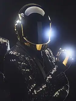 Homem-Christo as a member of Daft Punk in 2013
