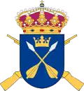 Coat of arms of the Dalarna Regiment (I 13/Fo 53) 1977–1994 and the Dalarna Brigade (NB 13) 1994–2000.