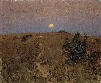 David Davies, Moonrise, 1893
