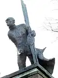 The rower statue by Willem den Ouden
