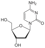 Chemical structure of deoxycytidine