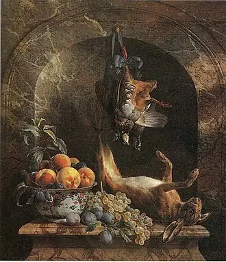 Alexandre-François Desportes, Nature morte aux fruits et au gibier