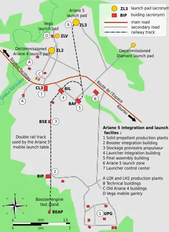 Detailed map of Carbet Toukan pads