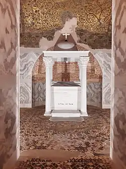 The mosaics are said to be commissioned by the Emperor Anasthasius I in the 6th century