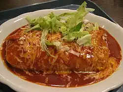 A wet burrito