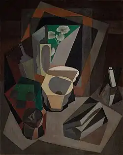 Still Life with Utensils, 1917, 71 × 54&nbsp;cm. Museo Dolores Olmedo