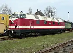 118&nbsp;586 in Traditionsbetriebswerk Staßfurt
